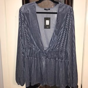 Fashion Nova Peplum Top